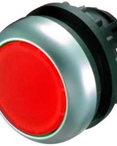 Illuminated push button front M22 red M22-DL-R